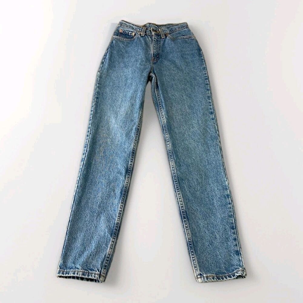 Vintage Levi's 17512-0291 Jeans Womens 7 High Rise Taper Leg 90s USA Made - Picture 2 of 11